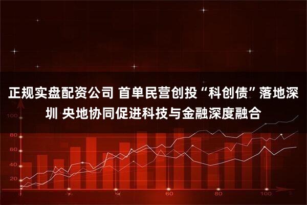 正规实盘配资公司 首单民营创投“科创债”落地深圳 央地协同促进科技与金融深度融合